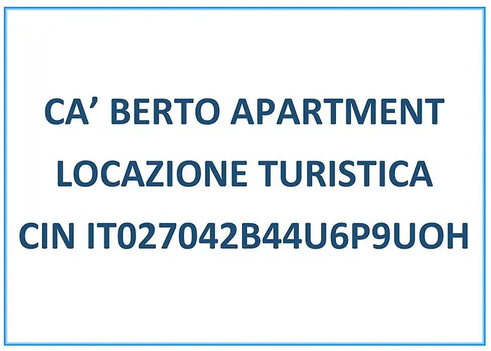 Ca' Berto Apartment